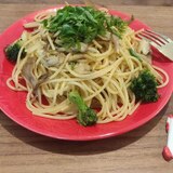 きのこと大葉の簡単和風パスタ